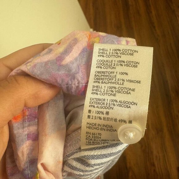 ANTHROPOLOGIE Maeve The Clarissa Buttondown SIZE 14 - Picture 6 of 7